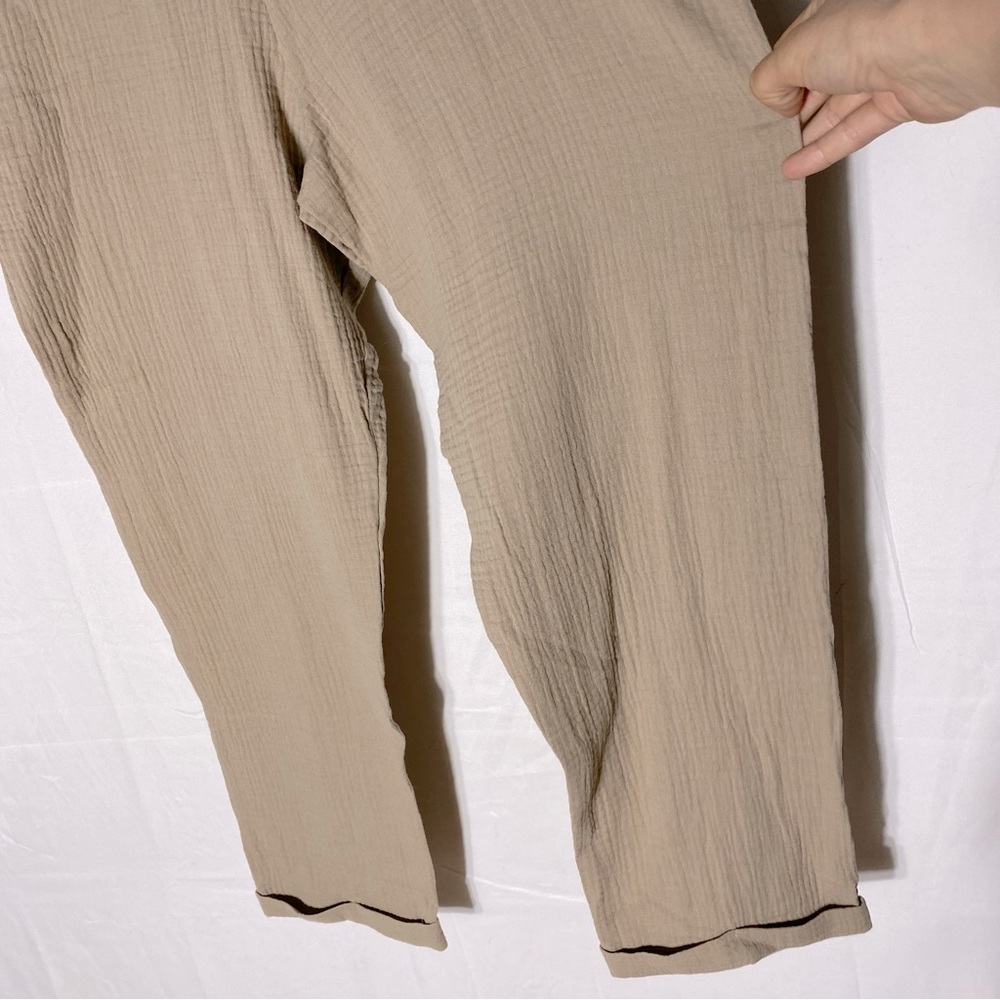 Smash + Tess for The Jilly Box Beige Organic Cotton Romper Jumpsuit S NWT - Picture 13 of 16